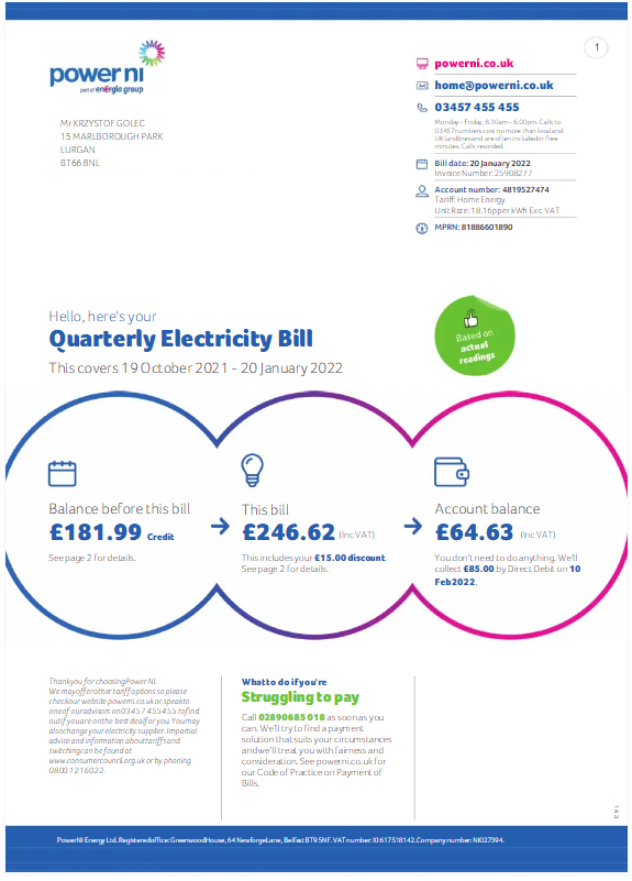  Minol USA business utility bill 